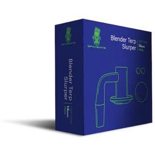 Space King Blender Terp Slurper With Marble &amp; 2 Pearls Quartz Banger Set