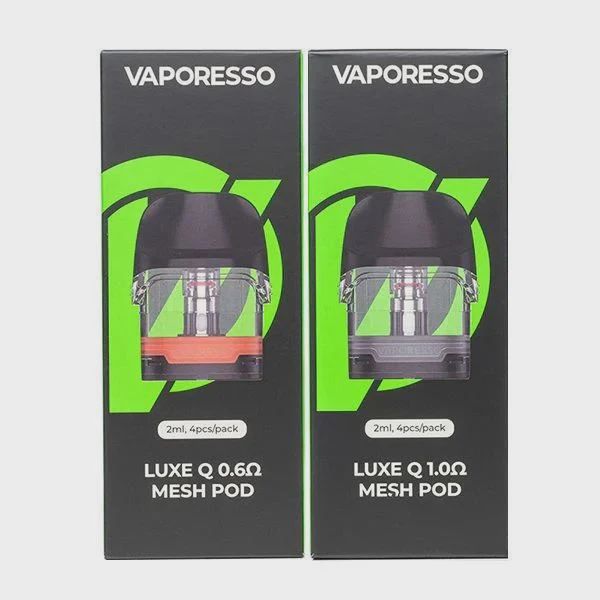 Vaporesso Luxe Q 3ML Refillable Replacement Mesh Pod - Pack of 4