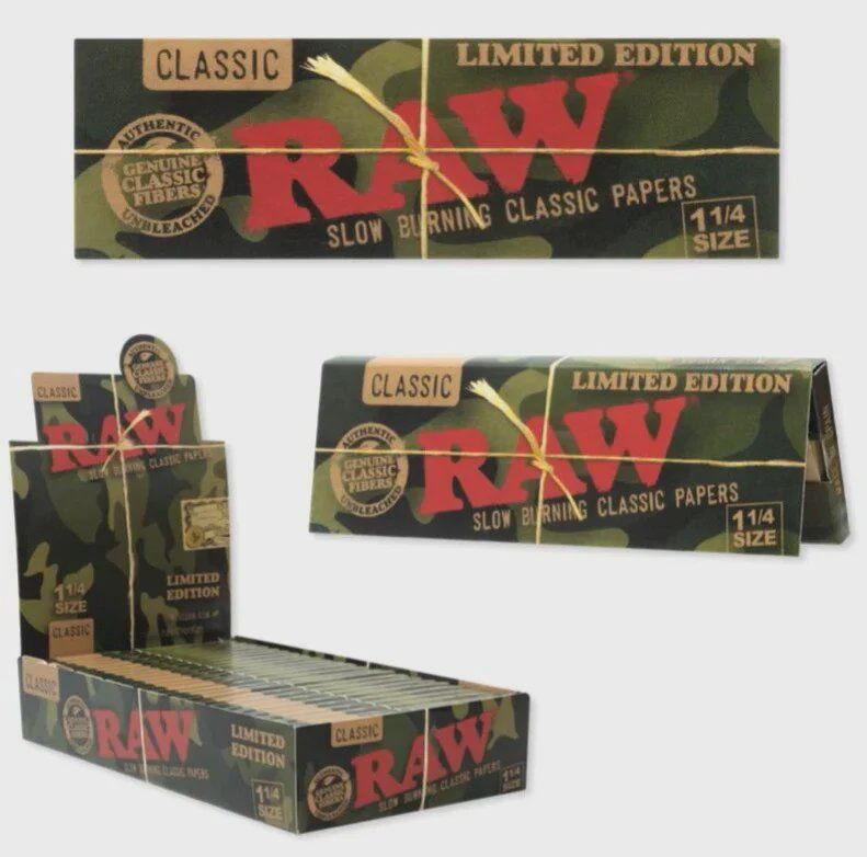 Raw Classic Limited Edition Camo Papers | 1 1/4