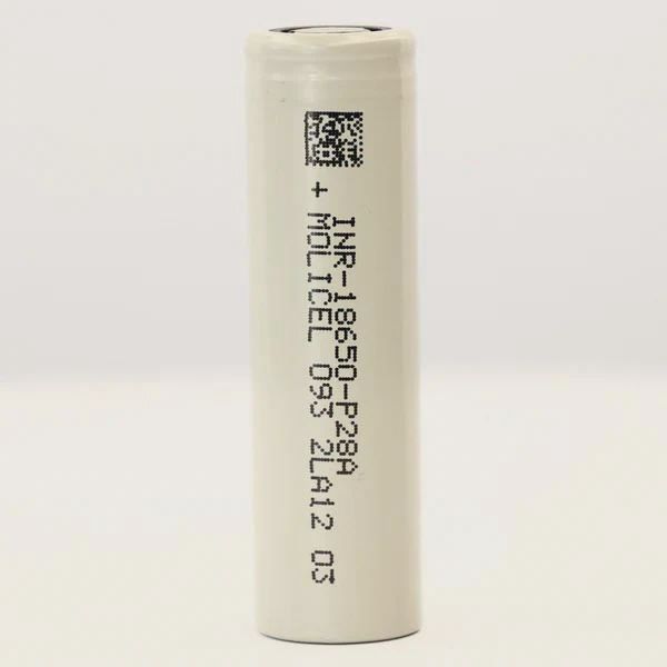 Molicel P28A 18650 2800mAh 35A Battery Pair