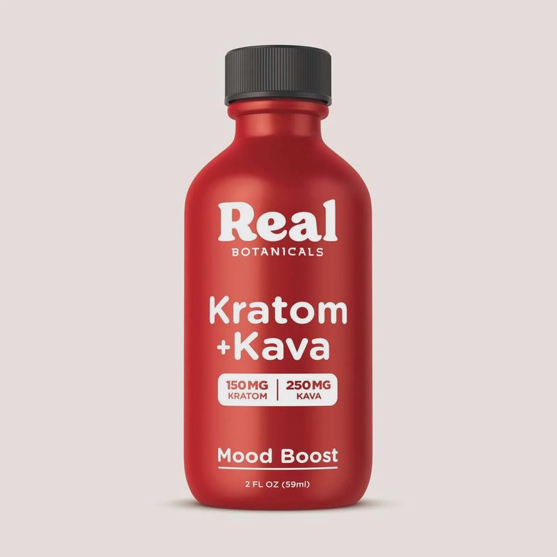 Real Botanicals K &amp; Kava Mood Boost Shot 150mg K + 250mg Kava