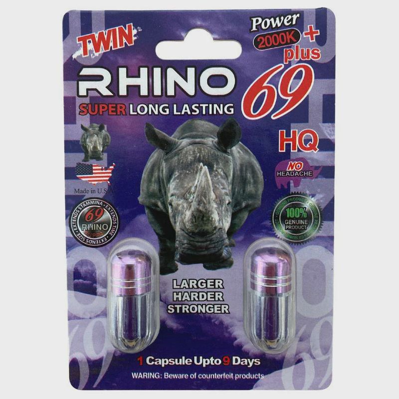 Rhino 69 22,000K Twin Pack Capsules