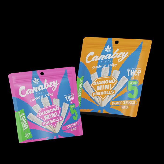 Canabzy CBD-P Diamond Mini Pre-Rolls 4g 5ct/Pk