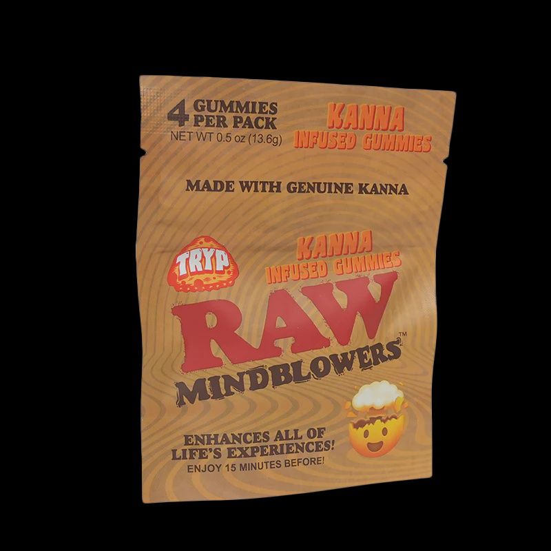 Tyrp X Raw Mind Blowers Kanna Infused Gummies 4ct/pk