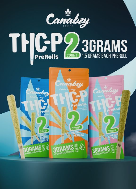 Canabzy CBD-P Pre-Rolls 1.5g x 2 = 3g Total