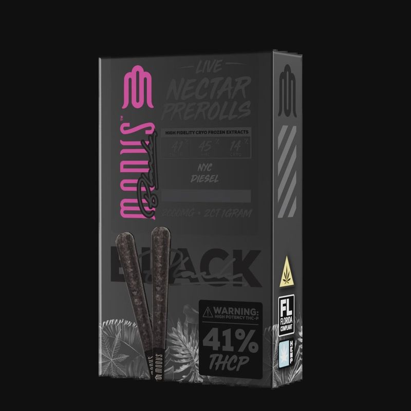 MODUS Black Live Nectar CBD-P 1g Pre Rolls - 2 Count