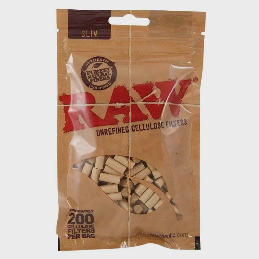 Raw Unrefined Cellulose Filters 200 Per Bag