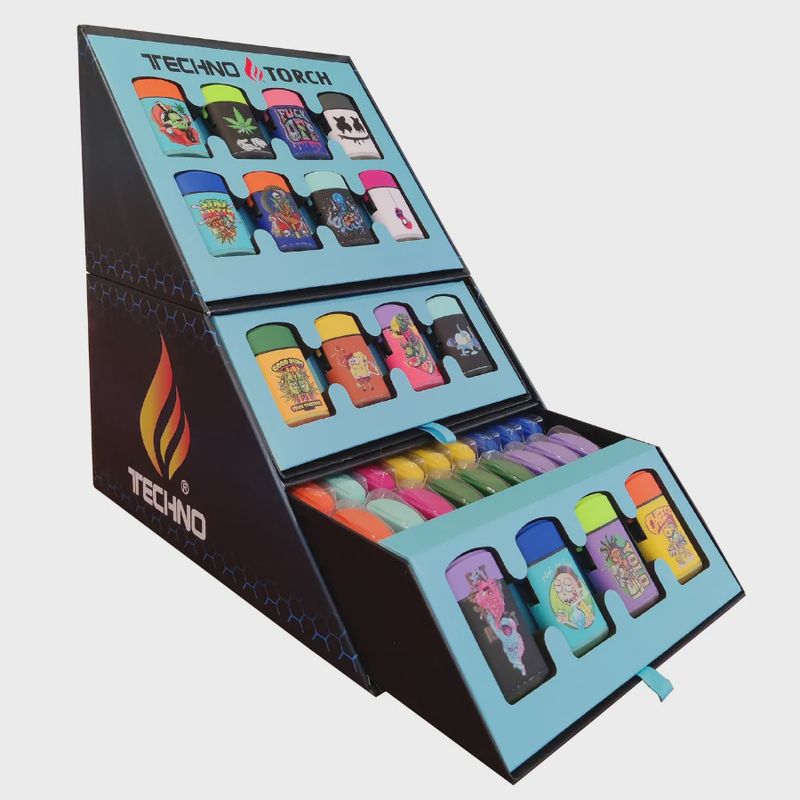 ECHNO TORCH ASSORTED DESIGNS &#39;TRIANGLE CASE&#39; | 00136-G