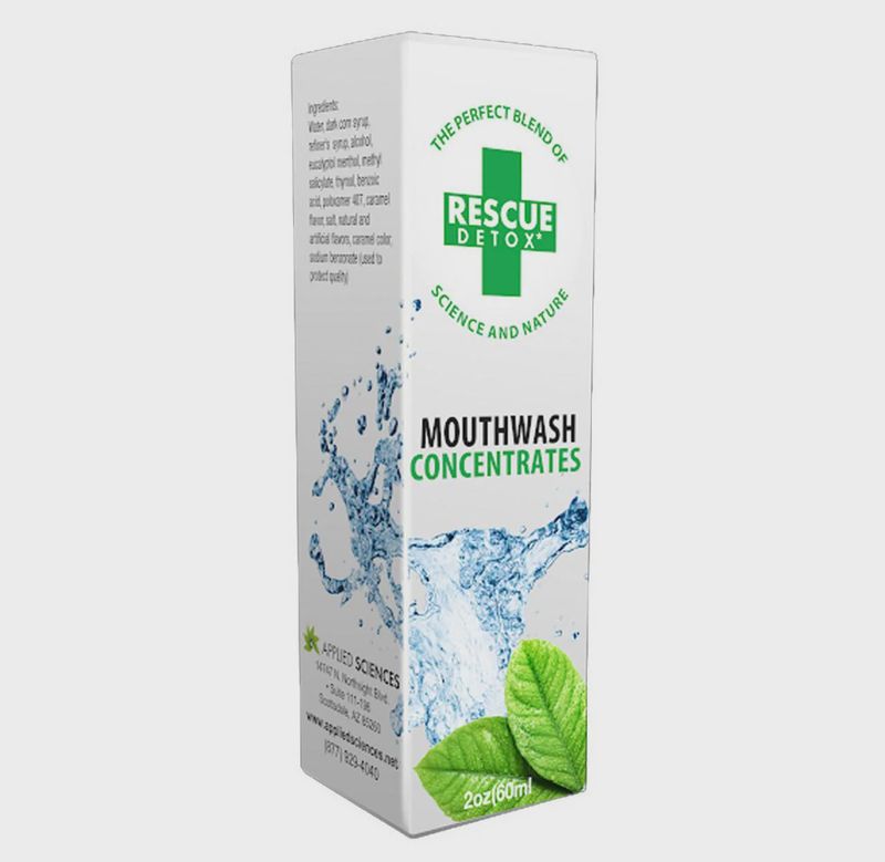 Rescue Detox Saliva Cleansing Mouthwash Concentrates 2oz