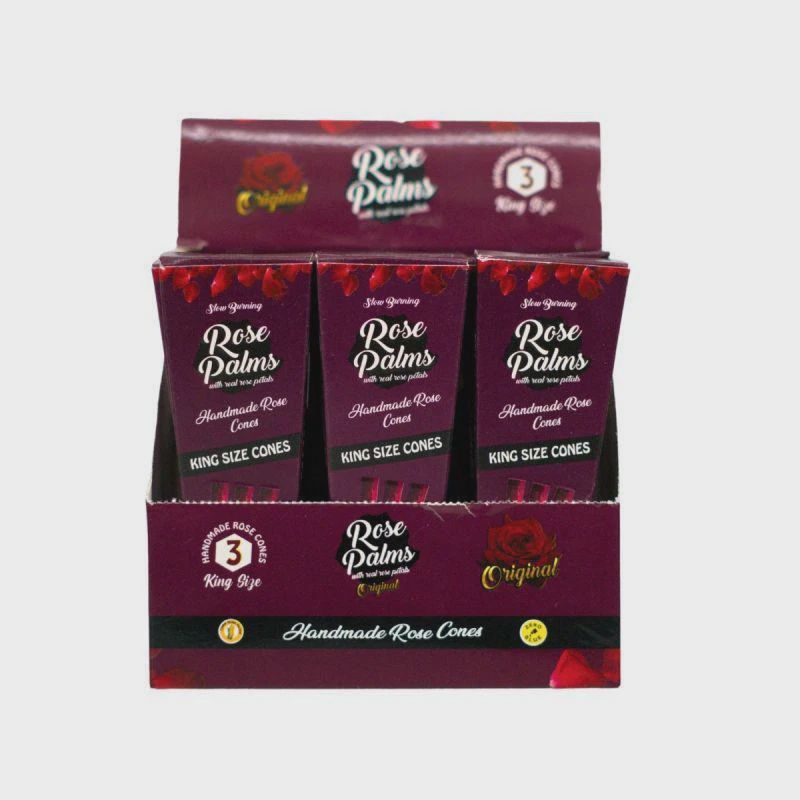 Rose Palms King Size Handmade Rose Cones 3ct (Discontinue)