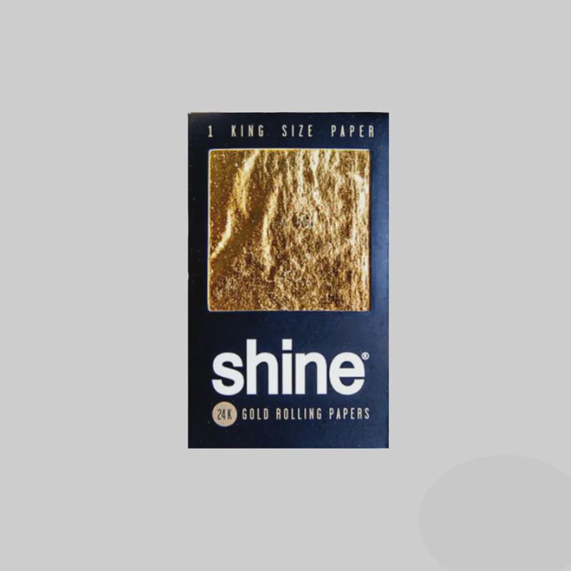 Shine 24k Gold Rolling Papers - King Size - Pack of 1 Sheet