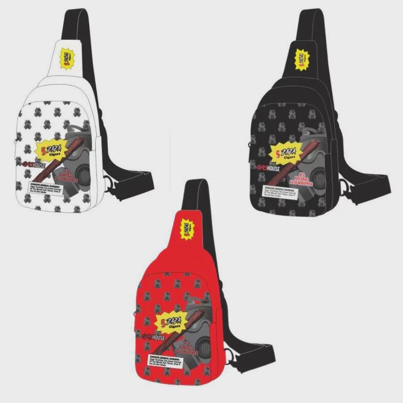 BACKWOODS x GAS HOUSE &#39;ZAZA&#39; SLING BAG w/SMELL PROOF POUCH