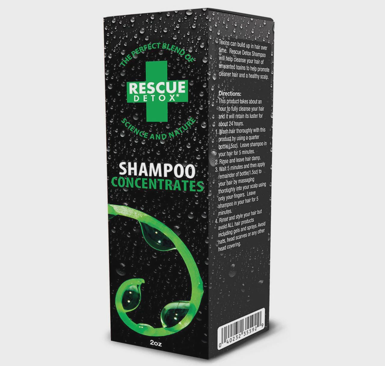 Rescue Detox Follicle Cleansing Shampoo Concentrates 2oz