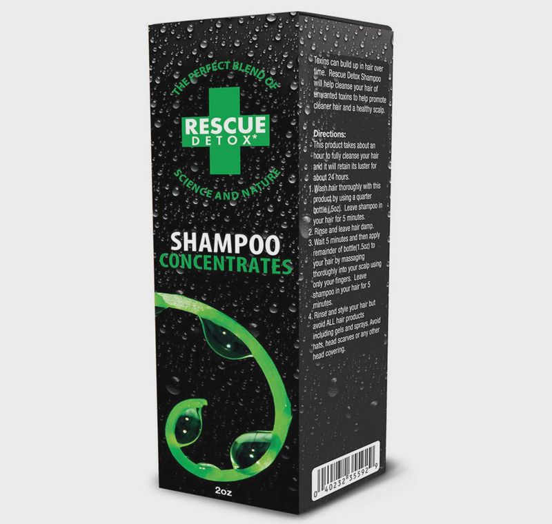 Rescue Detox Follicle Cleansing Shampoo Concentrates 2oz