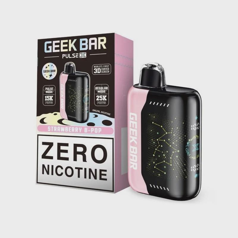 0% Nicotine Geek Bar Pulse X 25K Disposable ZERO Nicotine