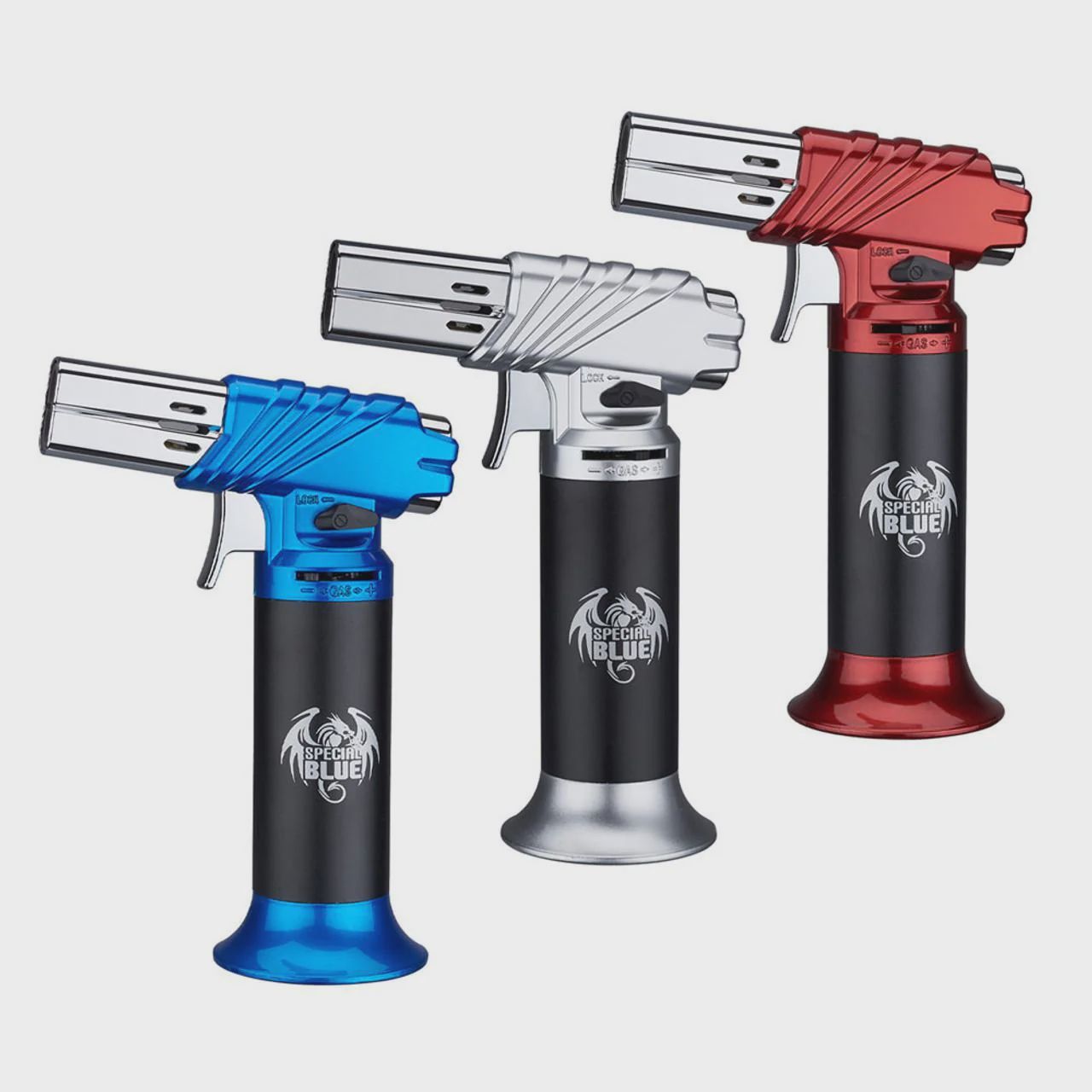 Special Blue Colt Adjustable Flame Butane Torch Lighter