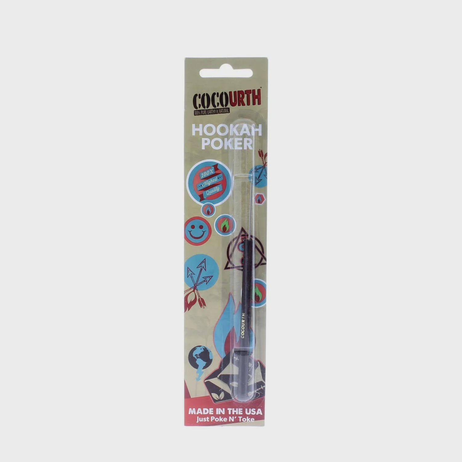 CocoUrth Wooden Hookah Poker