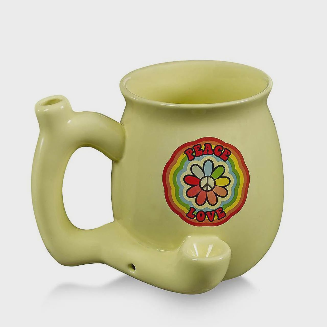 Premium Roast &amp; Toast Peace Love Ceramic Mug by Fashioncraft