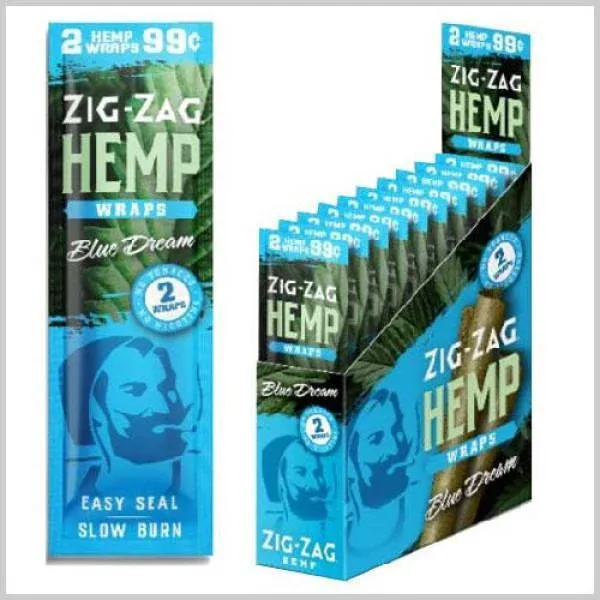 Zig Zag Hemp Wraps 2/.99 25ct
