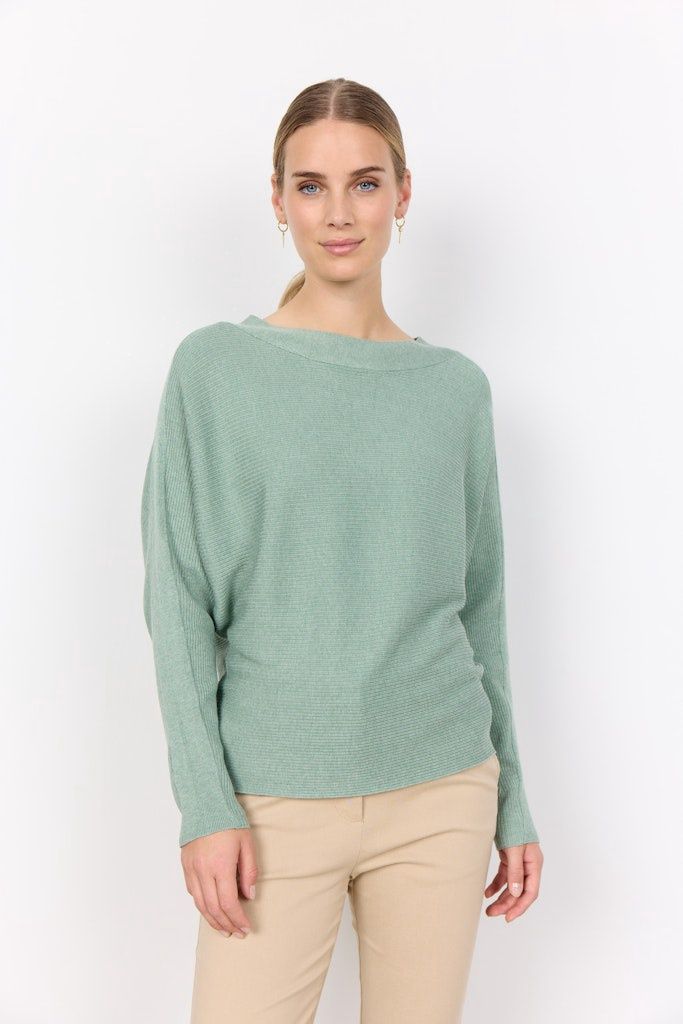 Dollie Pullover in Mineral Green Melange