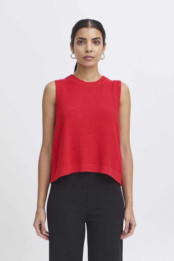 Dotties Top in Mars Red
