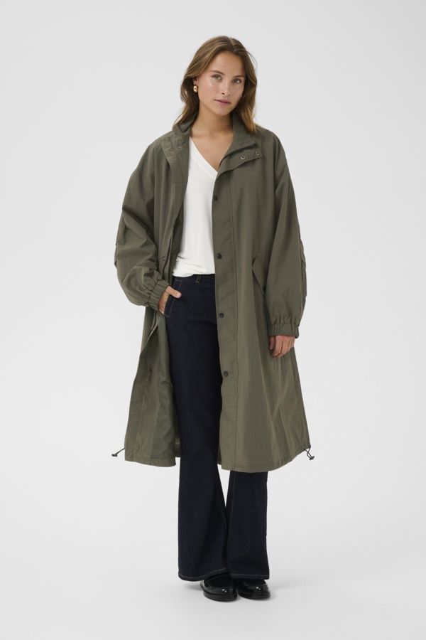 Dendie Coat in Tarmac