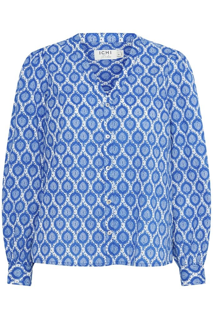 Zareen Shirt in Turkish Sea Tapestry