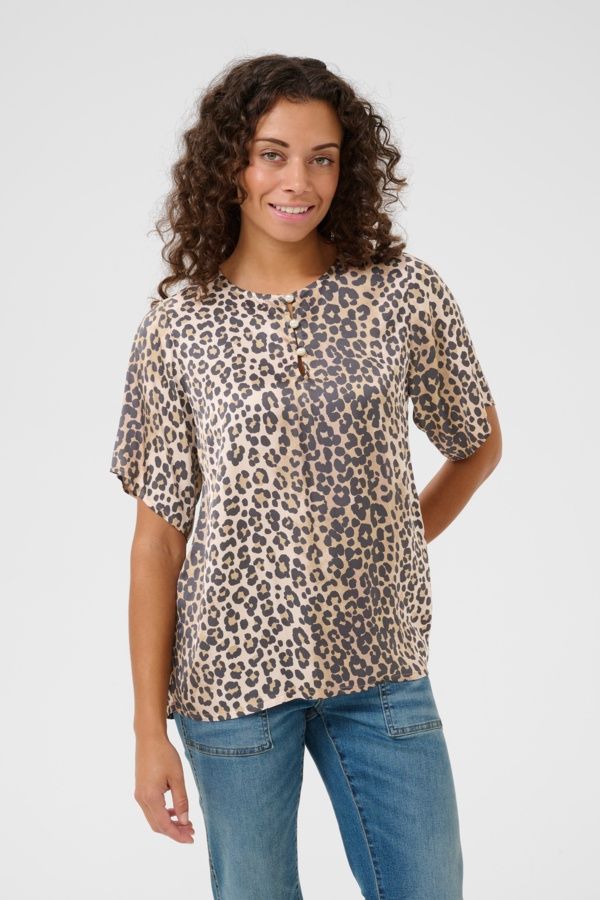 Leona Berna Blouse in Leopard