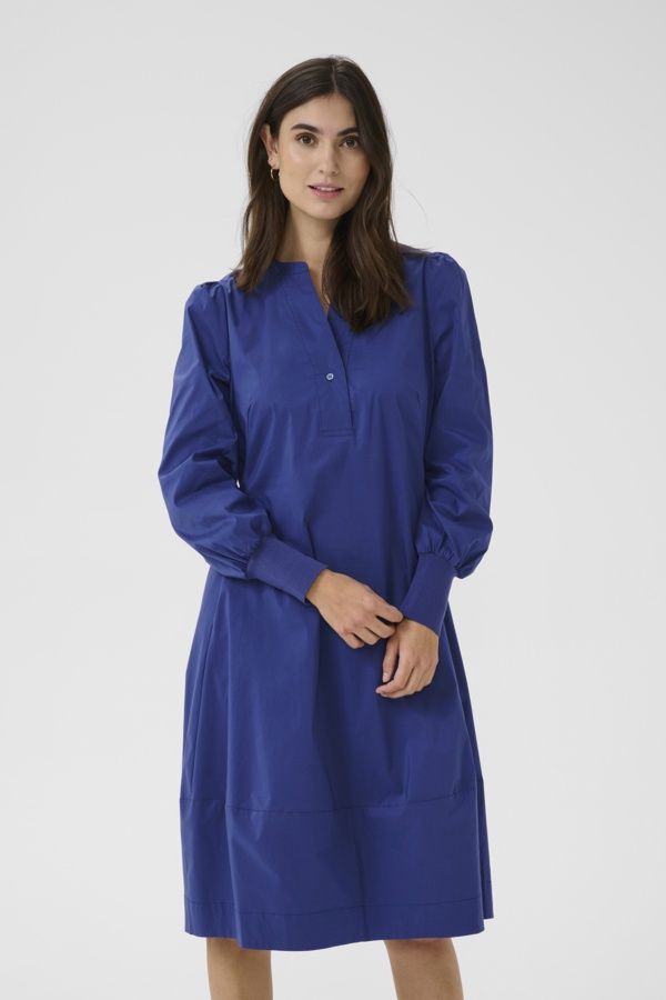 Antoinett Rib Dress in Mazarine Blue
