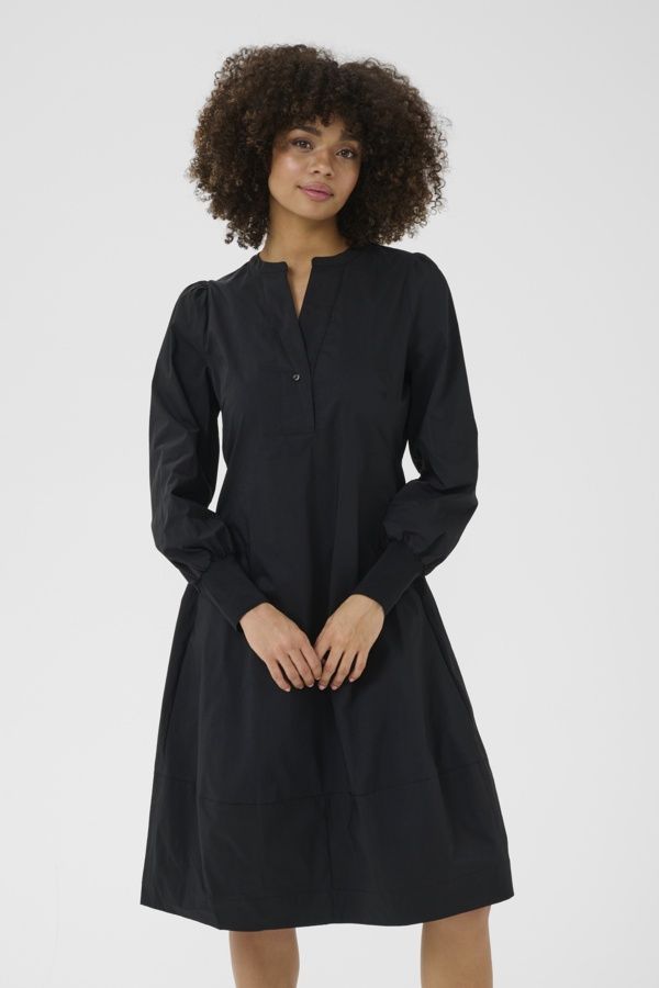 Antoinett Rib Dress in Black