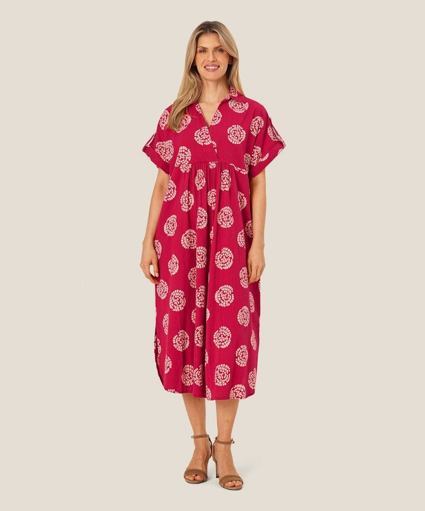 Orsola Dress in Persian Red