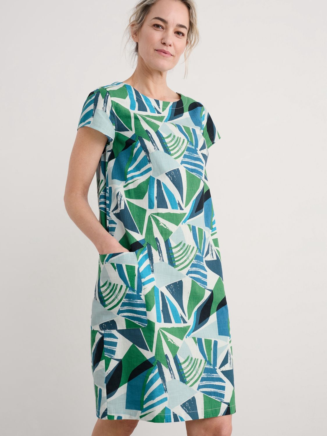 River Cove Dress in Spinnaker Sails Hedgerow