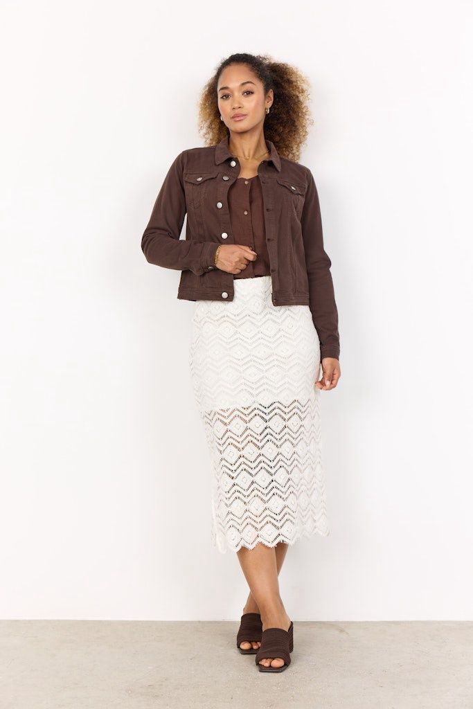 Erna Jacket in Hot Fudge