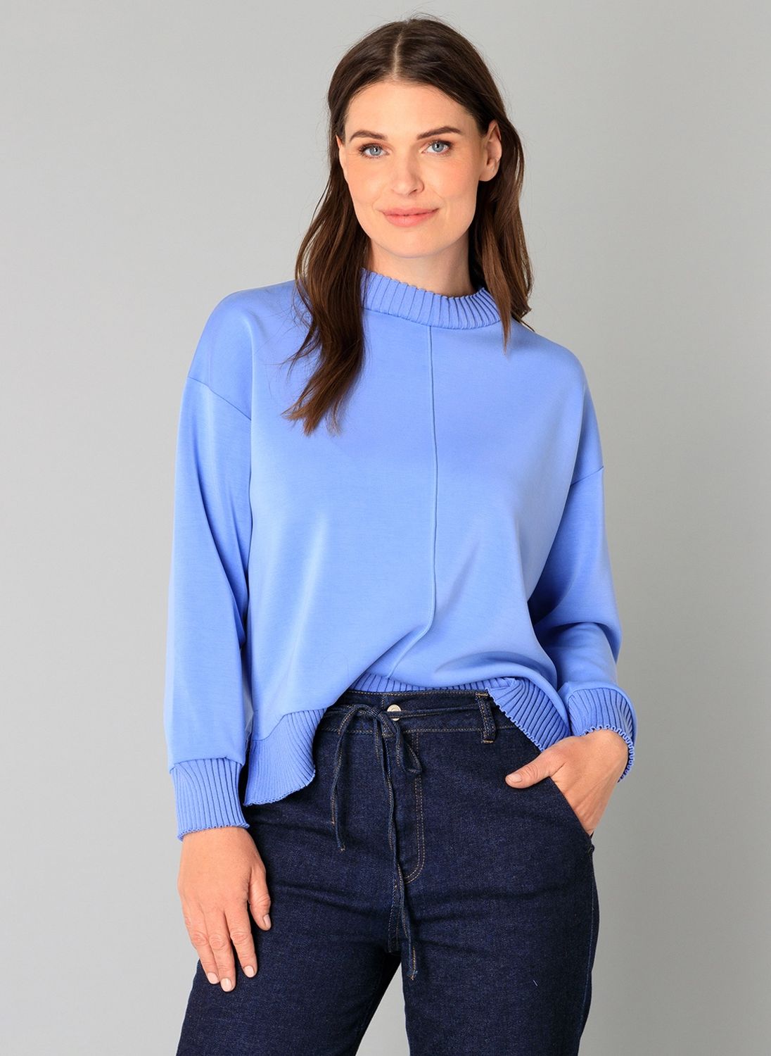Nele Essential Top in French Blue