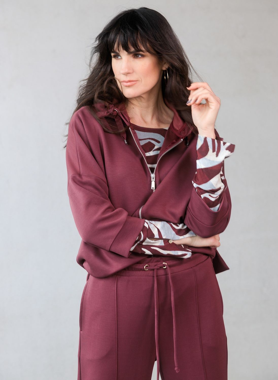 Clotilde Jacket in Port