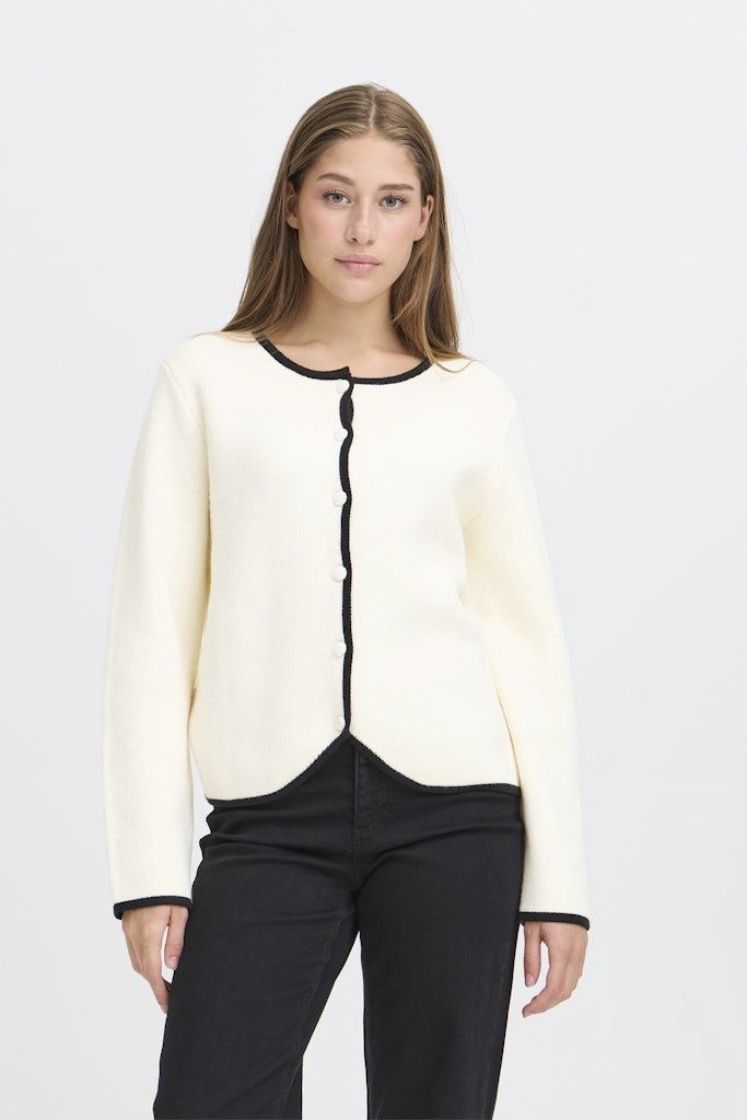 Briac Long Sleeve Cardigan in Birch