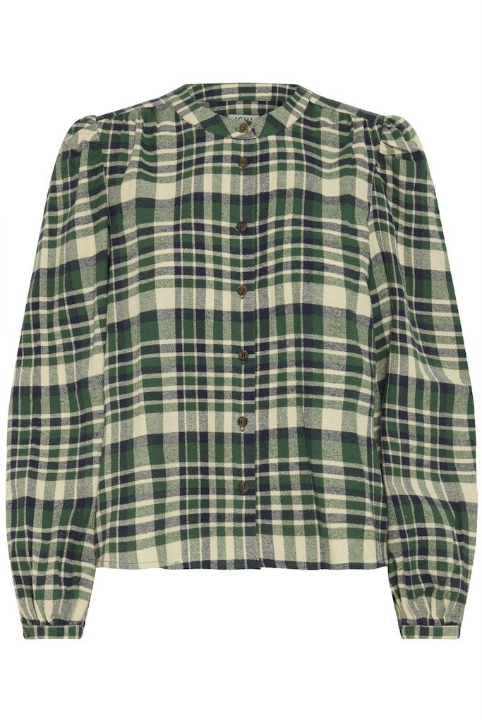 Tamanna Long Sleeve Shirt in Pine Needle Check