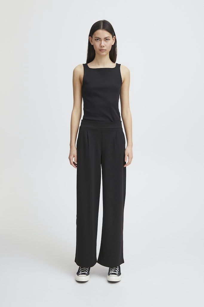 Kate Sus Long Wide Trousers in Black