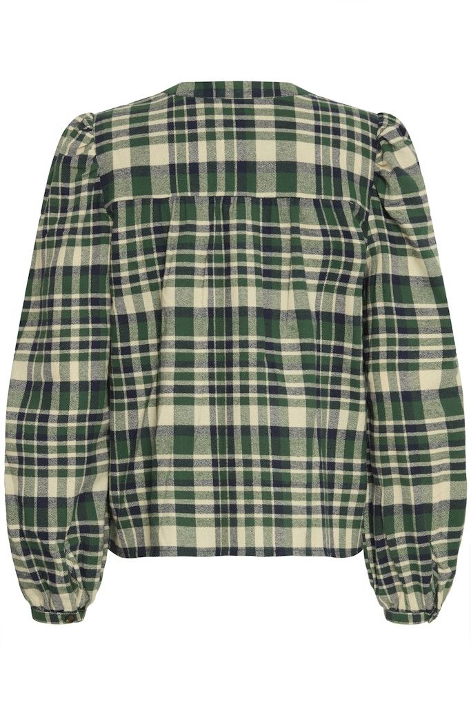 Tamanna Long Sleeve Shirt in Pine Needle Check