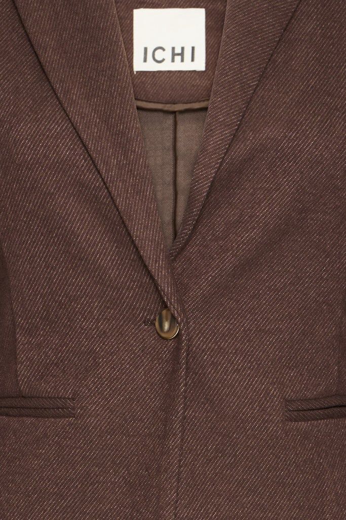 Kate Woolley Blazer in Coffee Bean