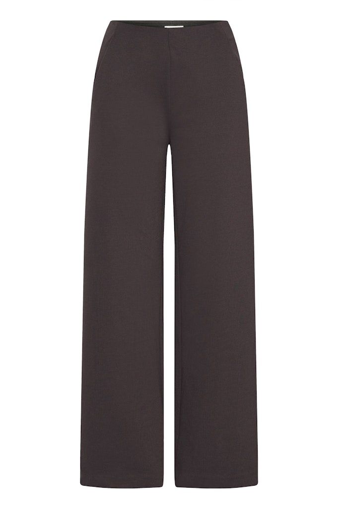 Kate Wide Trousers in Chocolate Torte