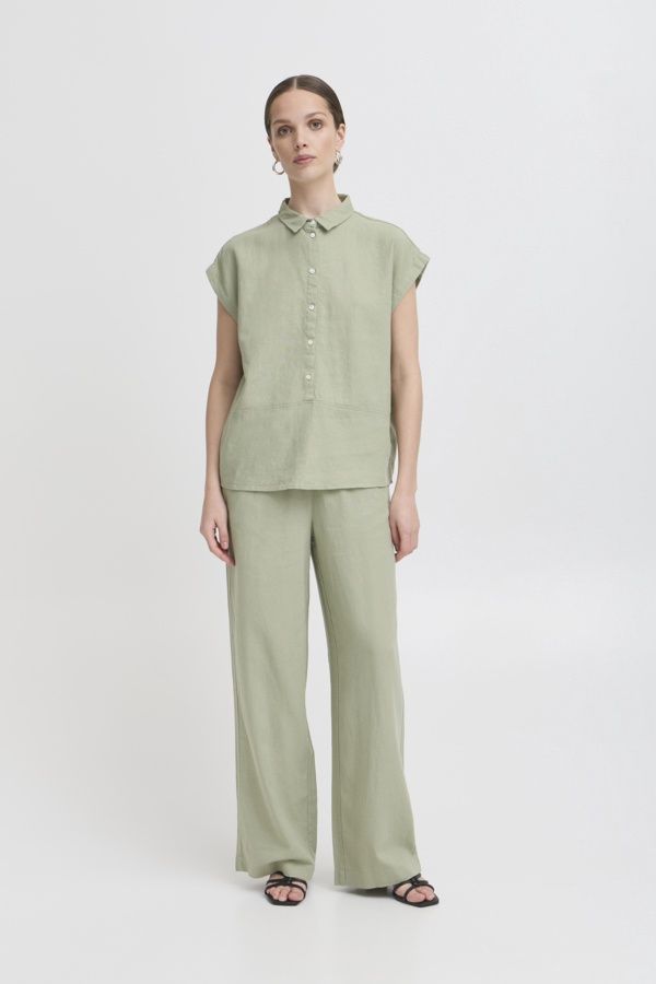 Linno Blouse in Tea