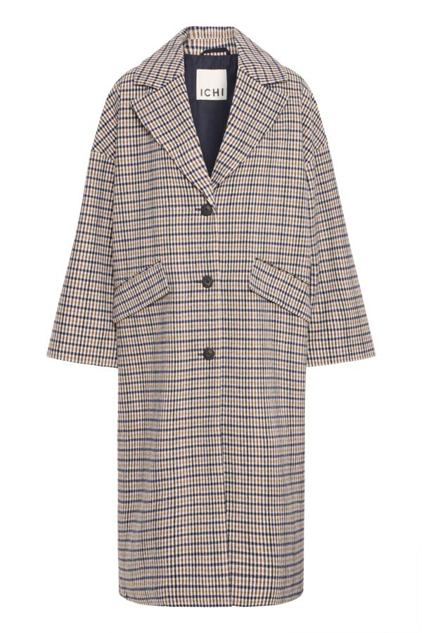 Emmalu Jacket in Dark Navy Multi Check