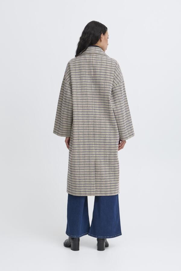 Emmalu Jacket in Dark Navy Multi Check