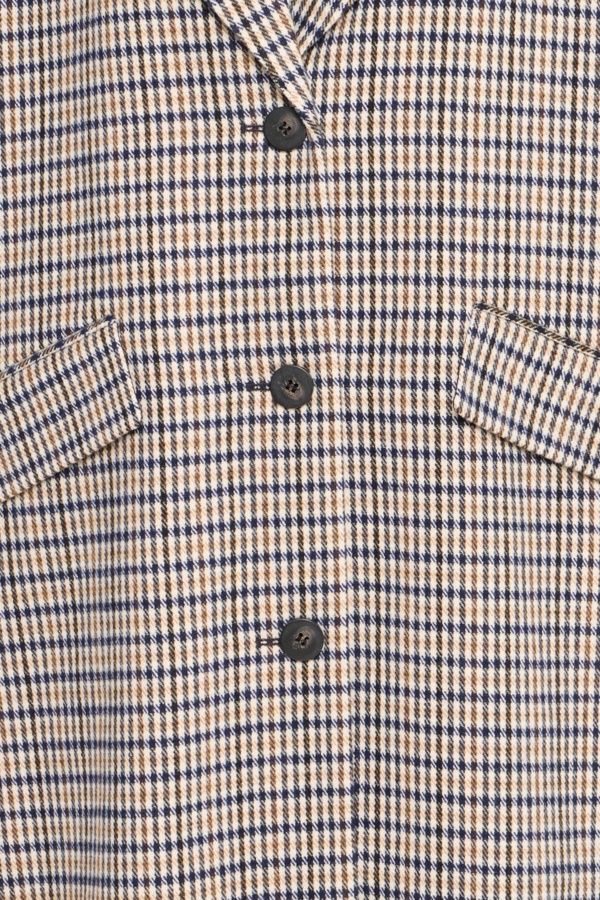 Emmalu Jacket in Dark Navy Multi Check