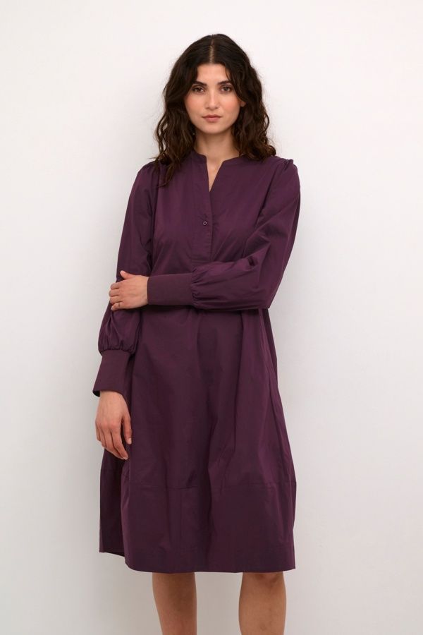 Antoinett Rib Dress in Winetasting