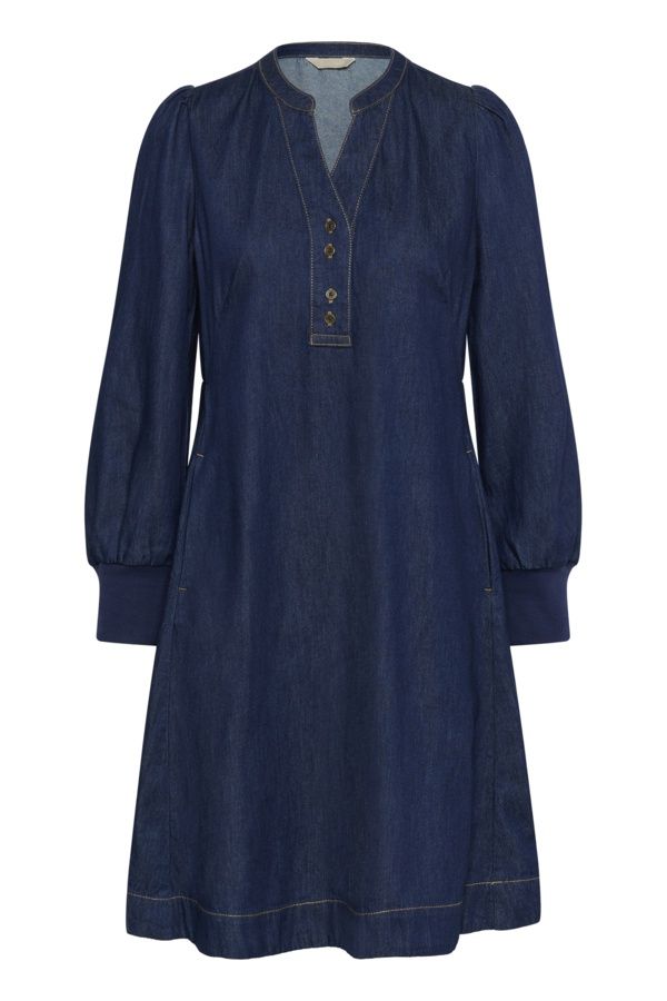 Hilka Arpa Short Dress in Rinse Wash