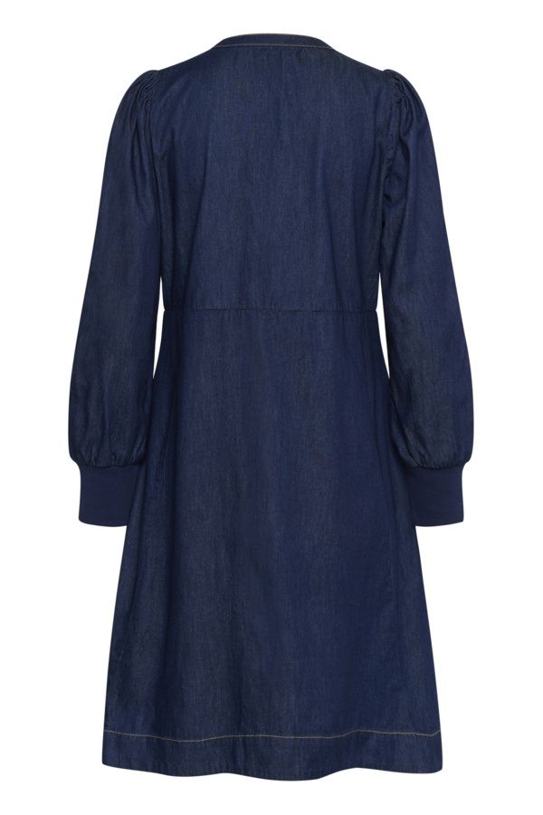 Hilka Arpa Short Dress in Rinse Wash