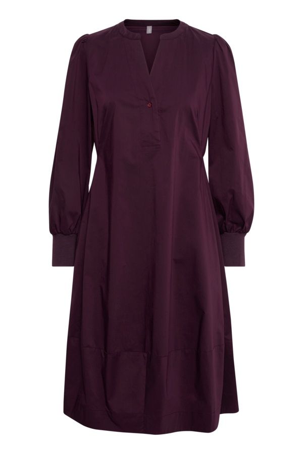 Antoinett Rib Dress in Winetasting