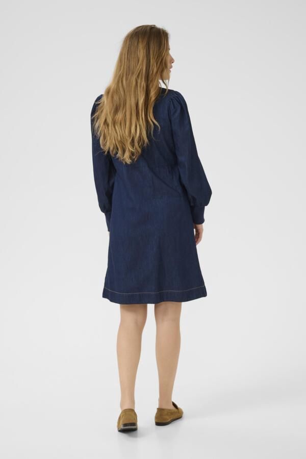 Hilka Arpa Short Dress in Rinse Wash